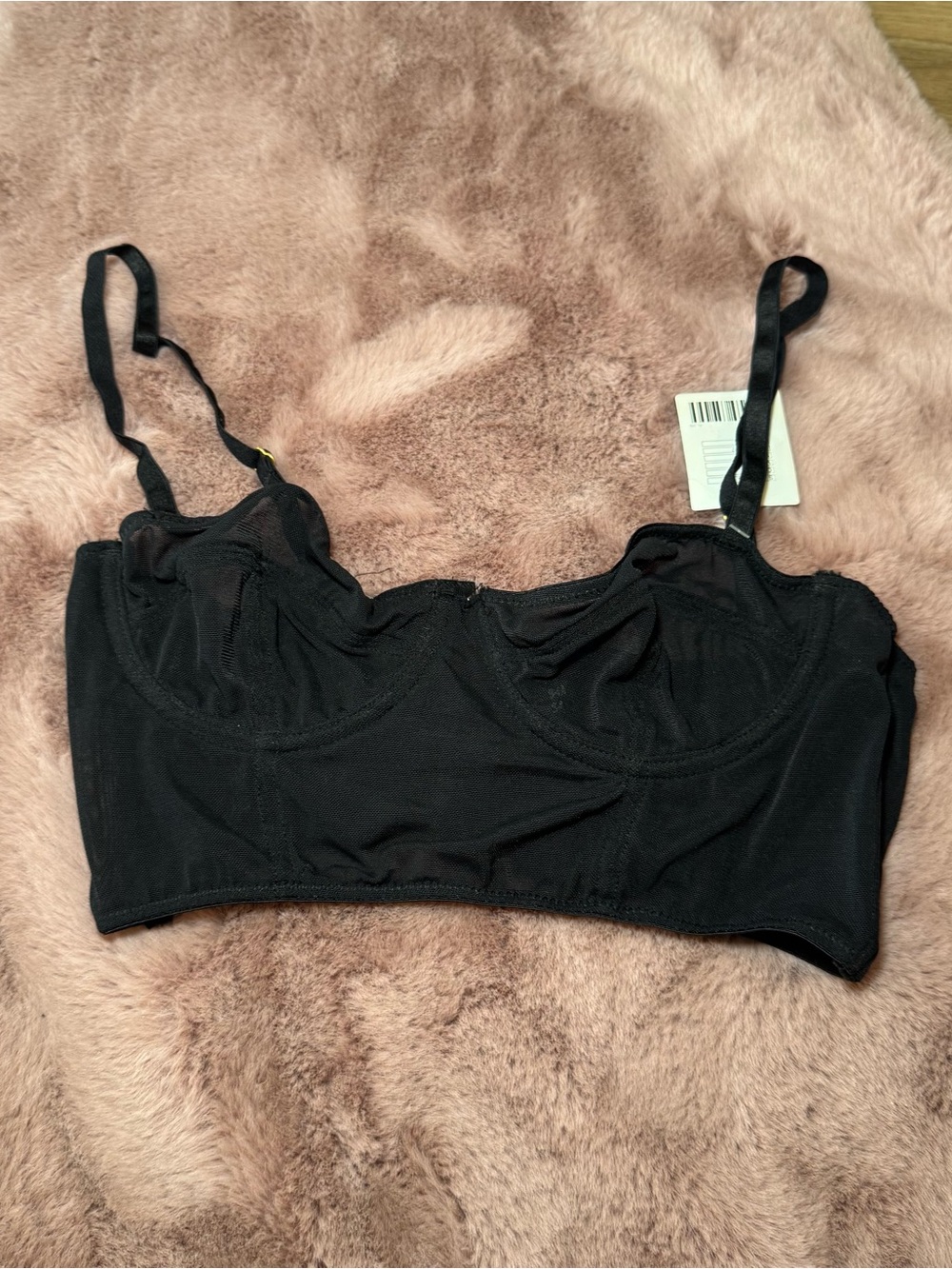 Urban Outfitters Black Corset Bralette